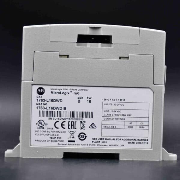 1763 MicroLogix 1100 System 1763L16DWD Automation Components